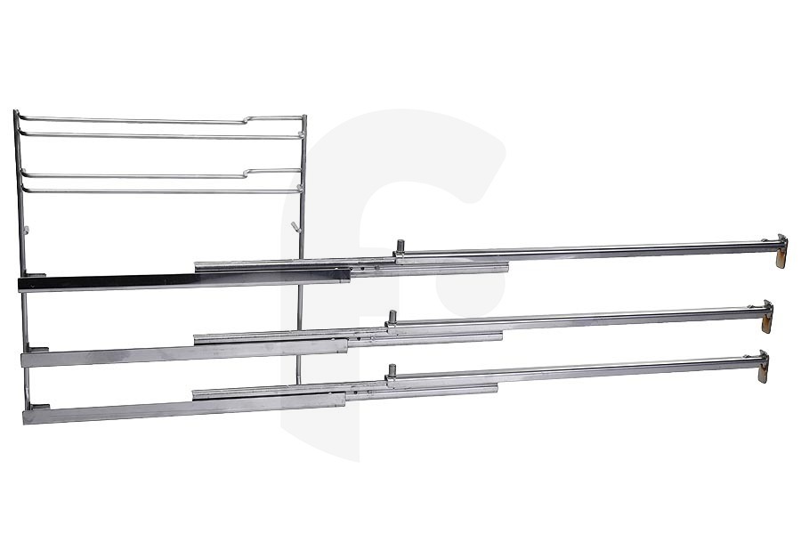 Bosch Forno Guide estraibili (telescopiche) 3 parti sinistra/destra per Bosch, Siemens e altri forno 11049024, HZ638300