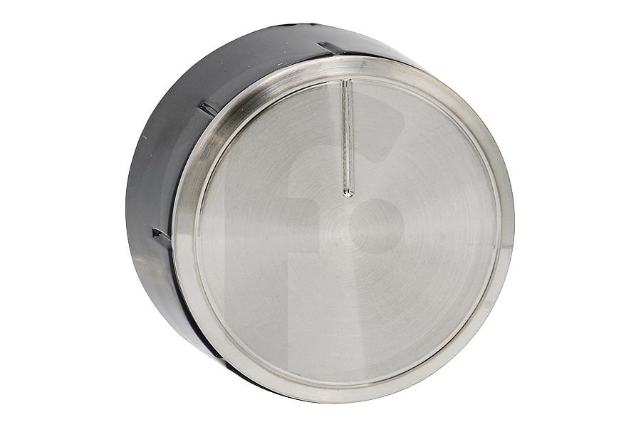 Inventum 10007920 Piano cottura & Piastra da cucina Maniglia (leva del argentata gas / Nero) piano cottura 615769, 00615769 adatto a tra cui PPP616B20E, PCR915B91E