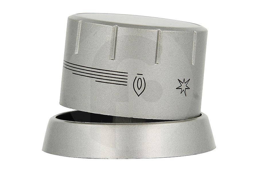Bosch Piano cottura & Piastra da cucina Manopola del gas (manopola rotante, manopola di comando) ø 46mm per Bosch, Siemens e altri piano cottura 619214, 00619214