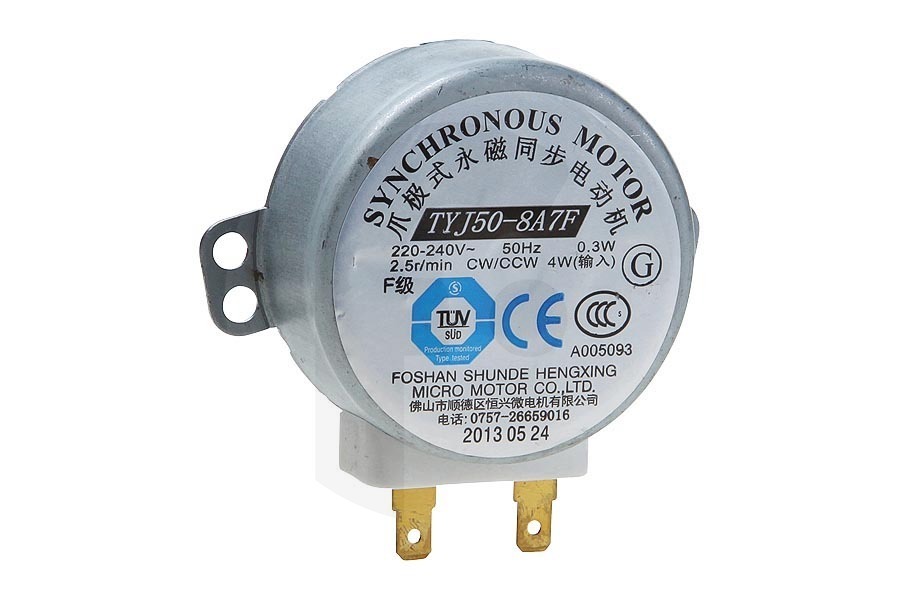 Blaupunkt 680766 Microondas Motor (De plato giratorio 4W) microondas 88040032 apto para entre otros MAG495RVS, T2144ZT, MC4111EUU, CM644TI, MAC214GLS