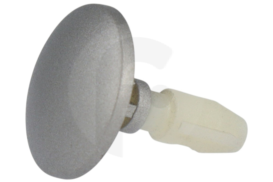 Smeg Piano cottura & Piastra da cucina Pulsante (manopola di comando) argento per Atag e altri forno 353247, 88040519 adatto a tra cui MAG646RVS, MAG592RVS, STM550RVS