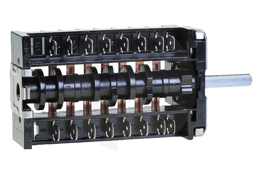 Atag 35964 Cocinas y placas Interruptor (Selector, 16 contactos) fogón 88025569 apto para entre otros 1687VWIT, 1687VWRVS