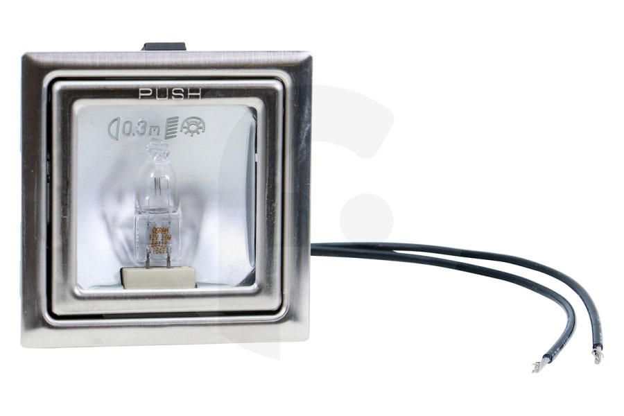 Atag Campana extractora Lámpara halógena (foco, iluminación) completa para Atag y otros campana extractora 400575 apto para entre otros ES9092EMUU, WM411TTUU, WS6011IMUU