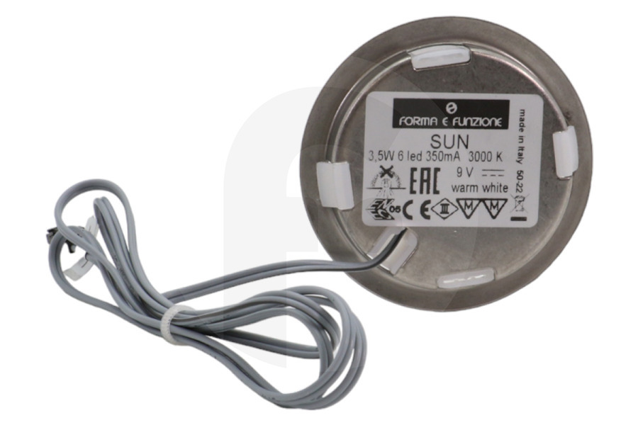 Atag Cappa aspirante Faretto LED (lampada LED, illuminazione LED) incl. cavo per Atag e altri cappa aspirante 475655, 88045578