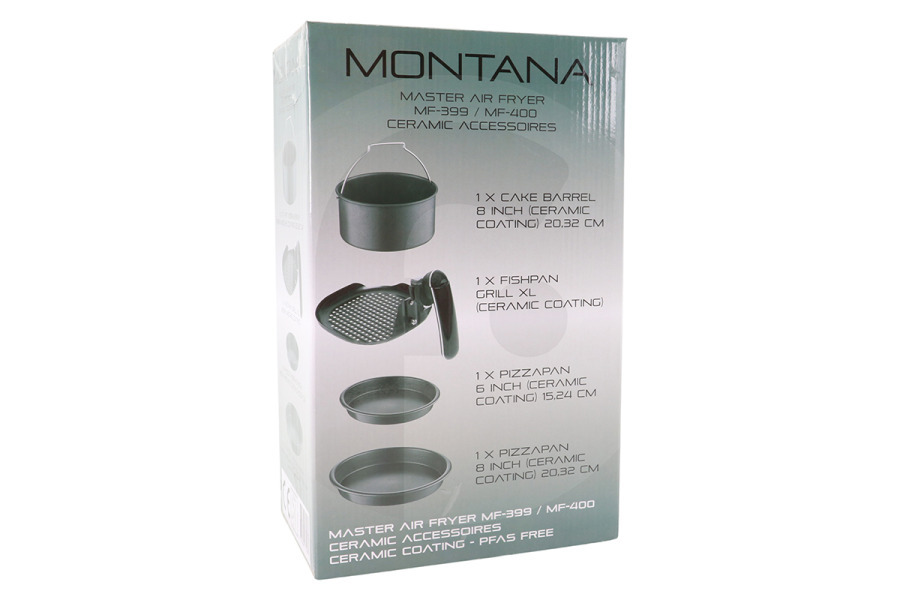 Montana  Montana Master Air Fryer Ceramic Accessori CA399400 per Friggitrice ad Aria Calda