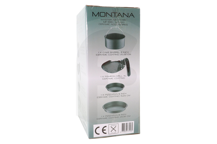 Montana  Montana Master Air Fryer Ceramic Accessori CA399400 per Friggitrice ad Aria Calda