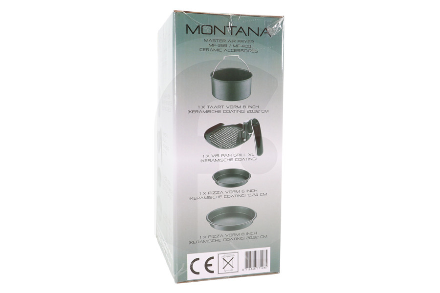 Montana  Montana Master Air Fryer Ceramic Accessori CA399400 per Friggitrice ad Aria Calda