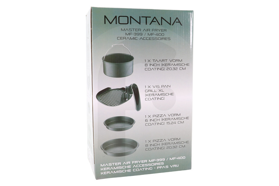 Montana  Montana Master Air Fryer Ceramic Accessori CA399400 per Friggitrice ad Aria Calda