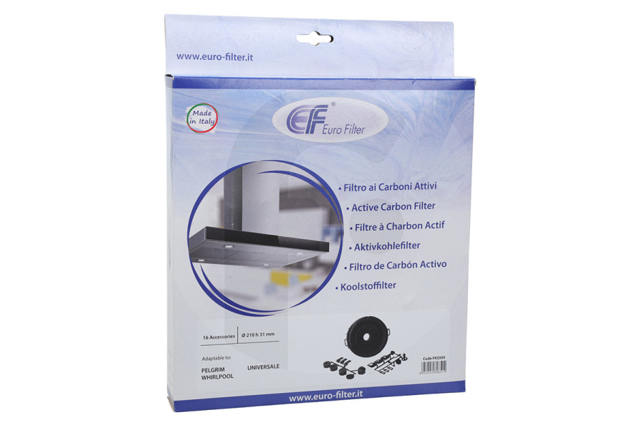 Alternatief Campana extractora Filtro de Eurofilter 723996 Campana extractora apto para entre otros 4195NRVS, TO250RV, TO400, EKF003