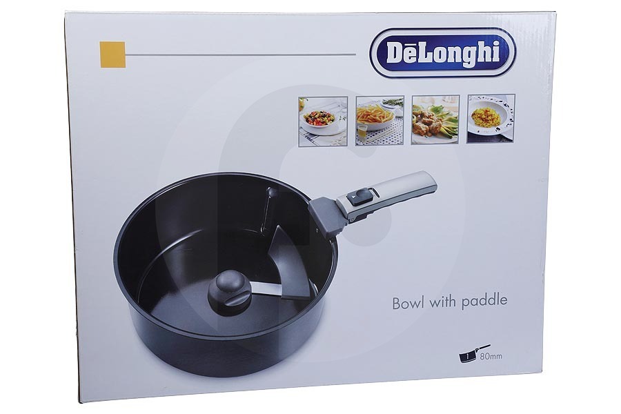DeLonghi Friggitrice DeLonghi padella (ciotola di preparazione) escl. pala mescolatrice multifry (multicooker) 5512510141, DLSK100