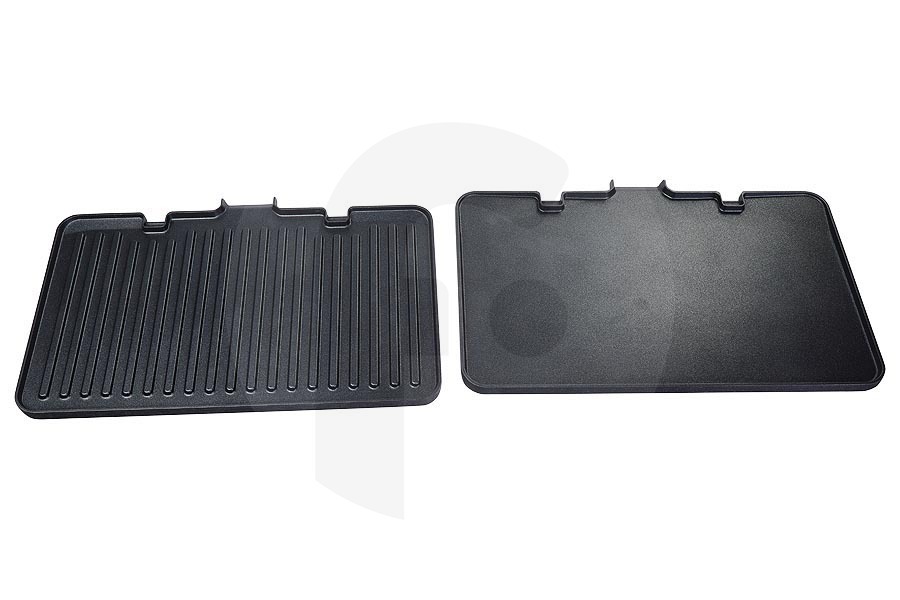 DeLonghi Dispositivo a griglia DeLonghi piastre grill con rivestimento antiaderente per grill 5517910001, DLSK150 adatto a tra cui CGH1010D, 00000000, CGH1020D, CGH1030D