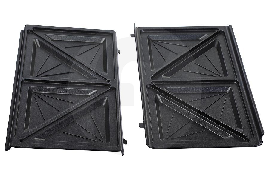 DeLonghi Dispositivo a griglia DeLonghi piastre per sandwich con rivestimento antiaderente per grill 5523110011, DLSK154 adatto a tra cui SW12, SW13
