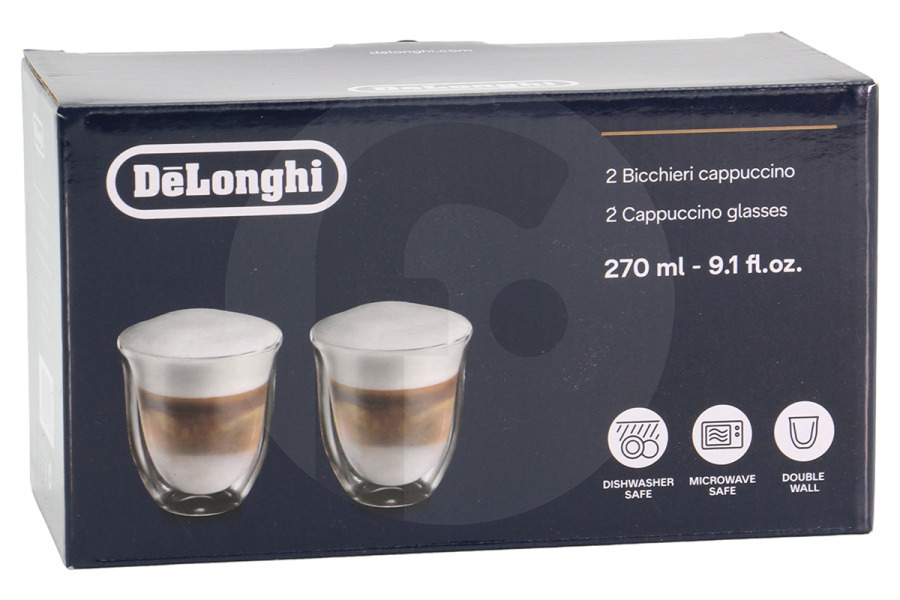 Constructa Cafetera Juego de cristal Cappuccino DeLonghi 5513284161