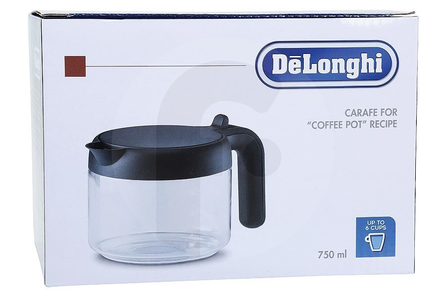 DeLonghi Macchina del caffè DeLonghi caffettiera (caraffa in vetro) incl. coperchio nera macchina del caffè 5513282751