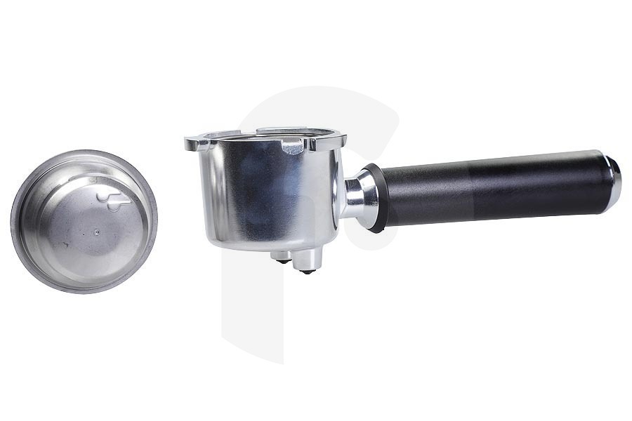 DeLonghi Macchina del caffè DeLonghi portafiltro (porta cialda, porta setaccio, imbuto caffè) con manico macchina del caffè 5513200369