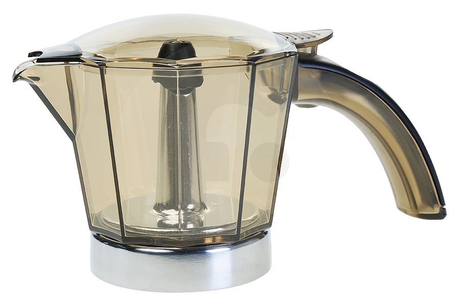 DeLonghi Macchina del caffè Delonghi Caraffa Trasparente (4 tazze) macchina del caffè 7313285569 adatto a tra cui EMK4, EMKE42, MOKA