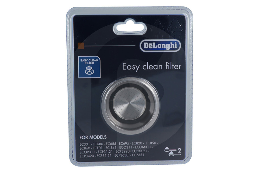 DeLonghi Kaffeemaschine DeLonghi Filter (Kaffeefilter, Filterkorb) 2 Tassen Kaffeemaschine 5513281001