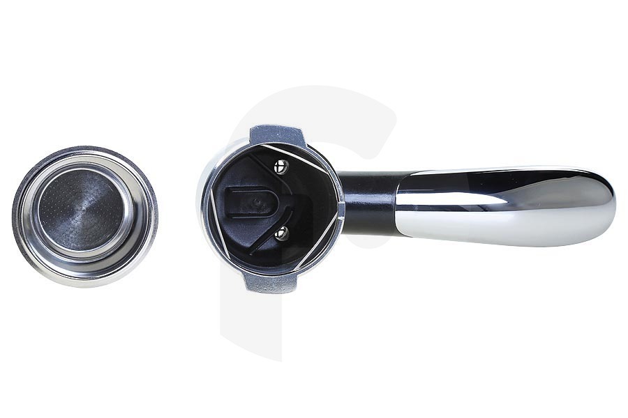DeLonghi Macchina del caffè DeLonghi portafiltro (porta cialda, porta setaccio, imbuto caffè) con manico macchina del caffè 5513200349