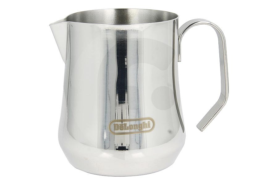 DeLonghi Cafetera DeLonghi jarra espumador de leche de acero inoxidable 500 ml cafetera AS00000268, DLSC069 apto para entre otros ECAM23460S
