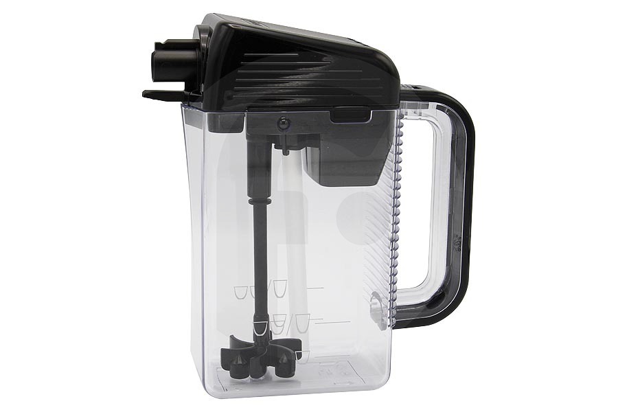 DeLonghi Cafetera DeLonghi depósito de leche (lechera, recipiente para leche) completo incl. tapa cafetera 5513299571, DLSC017 apto para entre otros ECAM650.75, ECAM656.75