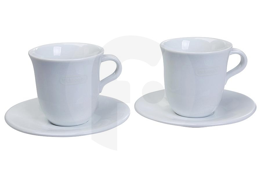 DeLonghi 5513283731 DLSC309 Tazas de capuchino de porcelana apto para entre otros Bebidas calientes
