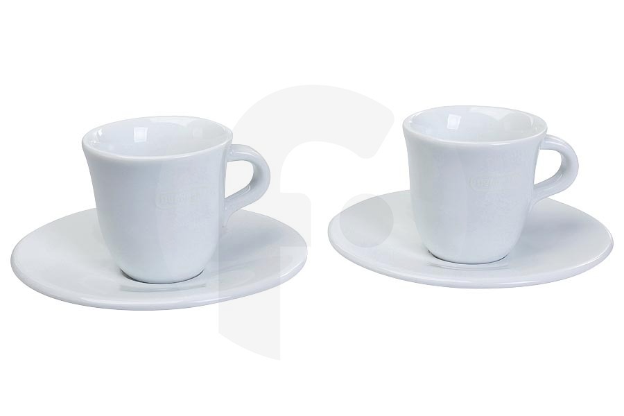 DeLonghi DLSC308 Tazas de espresso de porcelana 5513283721 apto para entre otros Bebidas calientes