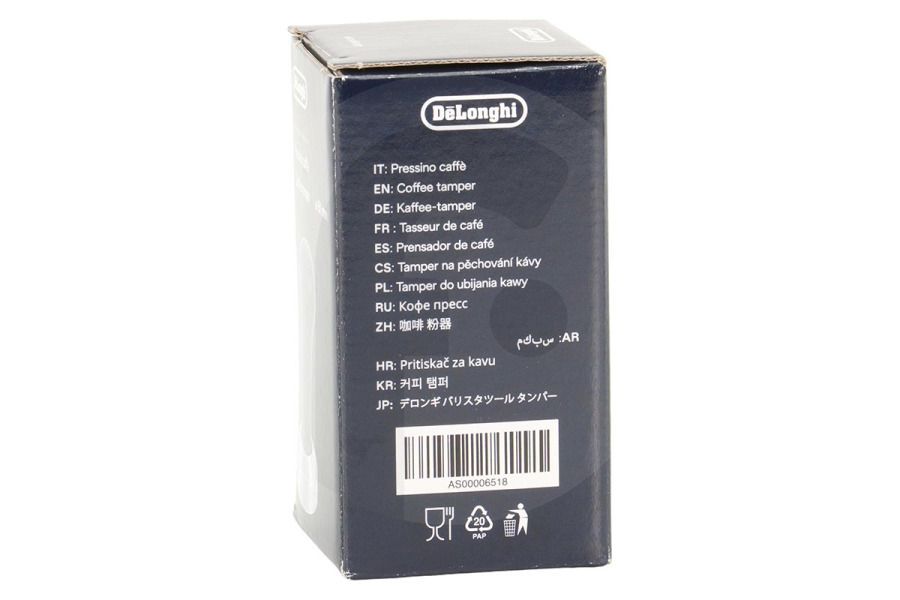 DeLonghi Macchina del caffè DeLonghi pressino per caffè (tamper, pressa) ø 51mm nero macchina da caffè AS00006518