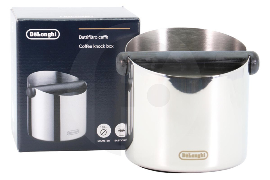 DeLonghi Cafetera Cafetera DeLonghi DLSC072 de acero inoxidable pulido con recipiente desmontable AS00003191 apto para entre otros Café molido usado