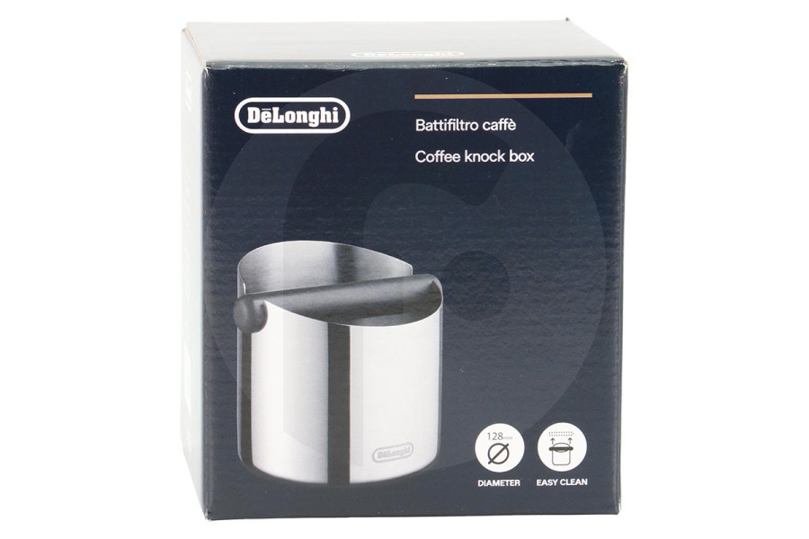 DeLonghi Macchina del caffè DeLonghi DLSC072 Contenitore knock-out in acciaio inossidabile lucidato AS00003191 Caffettiera