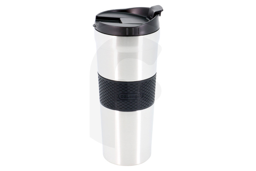DeLonghi Cafetera DeLonghi Travel mug taza de viaje (vaso de viaje) de doble pared acero inoxidable 705ml cafetera AS00006840