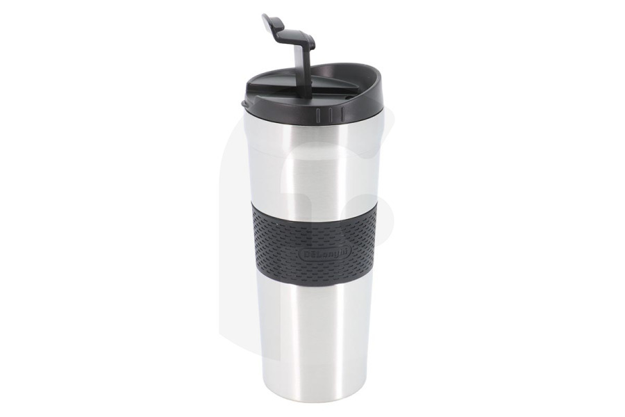 DeLonghi Cafetera DeLonghi Travel mug taza de viaje (vaso de viaje) de doble pared acero inoxidable 705ml cafetera AS00006840