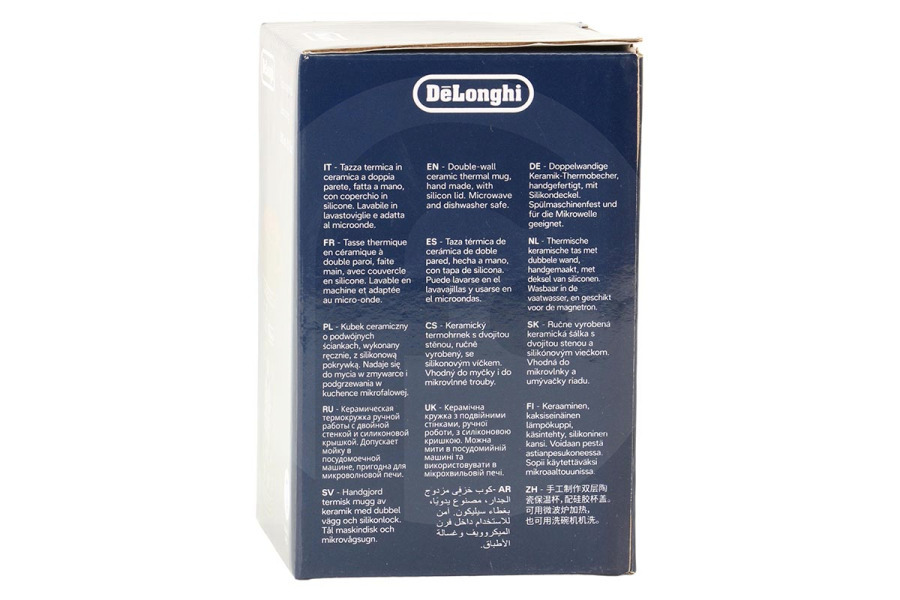 DeLonghi Cafetera DeLonghi vaso térmico (taza de cerámica, taza de viaje) de doble pared cafetera AS00004914