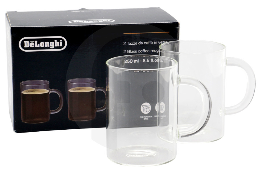 DeLonghi Cafetera DeLonghi DLSC320 Juego de vasos de café AS00001755 Cafetera