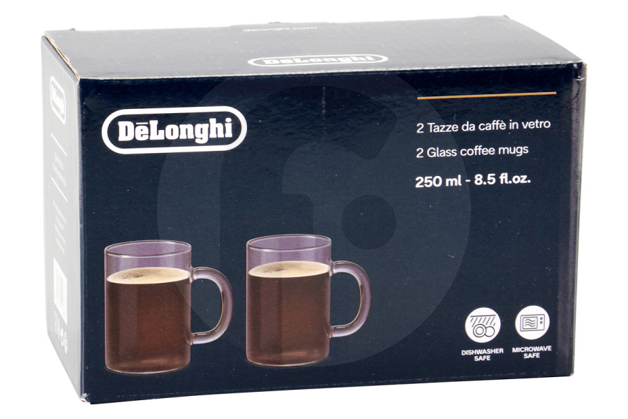 DeLonghi Cafetera DeLonghi DLSC320 Juego de vasos de café AS00001755 Cafetera
