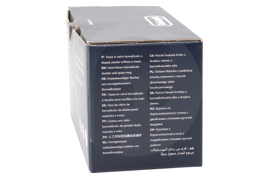 DeLonghi Macchina del caffè DeLonghi tazze in vetro a doppia parete 500ml 2 pezzi macchina da caffè AS00006566