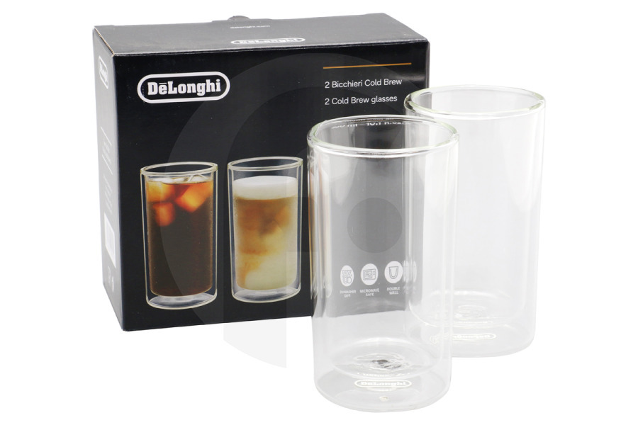 DeLonghi AS00004179 Cafetera Cafetera fría de vidrio de doble pared DeLonghi DLSC325 apto para entre otros 300ml