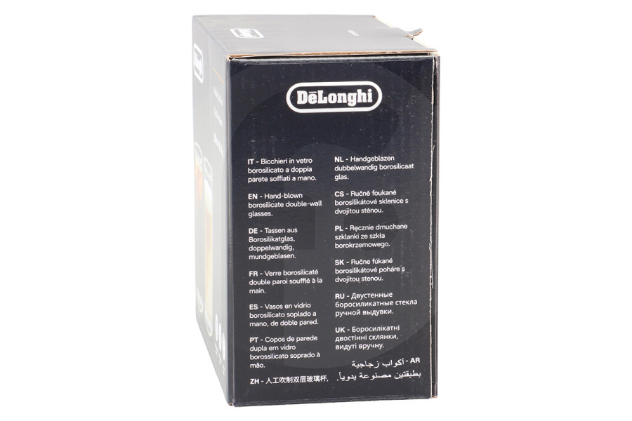 DeLonghi Macchina del caffè Macchina per caffè freddo DeLonghi DLSC325 a doppia parete in vetro