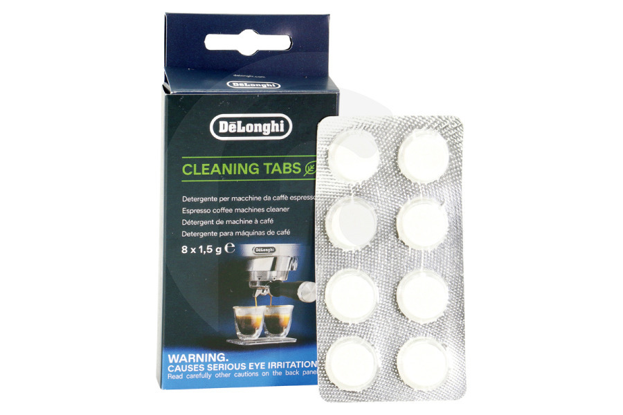 DeLonghi Cafetera DeLonghi DLSC552 Pastillas De Limpieza AS00002139 Cafetera apto para entre otros Cafeteras espresso con bomba de presión, EC9355, EC9665 EC9865