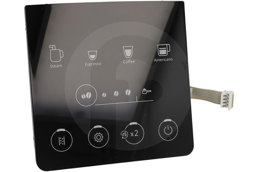 DeLonghi Cafetera DeLonghi Panel de control con placa para cafetera AS13200346 apto para entre otros Magnifica Start ECAM220.22.GB
