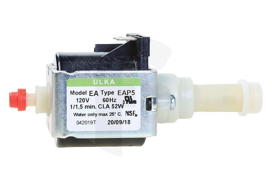 DeLonghi bomba (bomba de agua) Ulka EAP5 cafetera 5113211291 apto para entre otros BAR41, EC750, ECAM23120