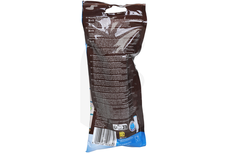 AEG Cafetera Melitta Filtro de agua Cafetera Pro Aqua Claris 6778754