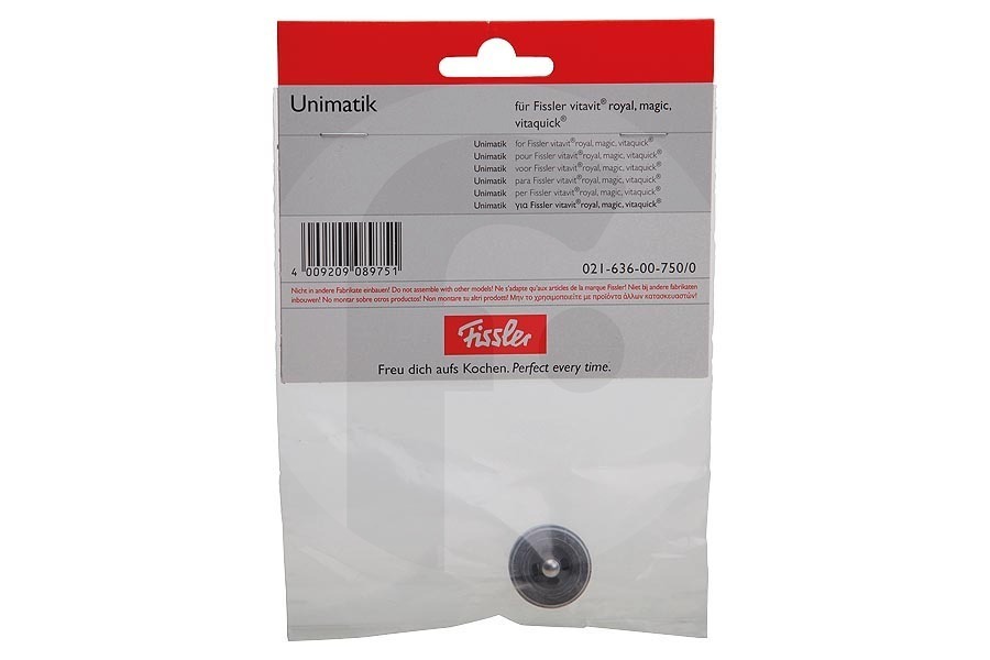Fissler Pentola a pressione Fissler valvola di pressione per pentola a pressione 2163600750, G1080