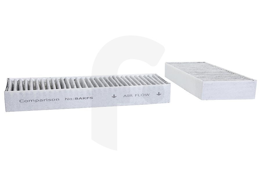 Alternatief Cappa aspirante Filtro a carbone (filtro antigrasso) con funzione antiodore di pesce 2 pezzi per aspirazione piano cottura Bora BAKFS, CP0032