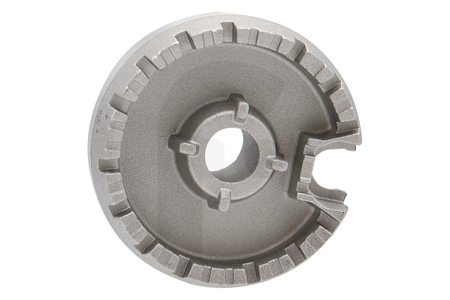 Blomberg Piano cottura & Piastra da cucina Smeg bruciatore (testa del bruciatore, spartifiamma) per cottura a fuoco lento piano cottura 223244070 adatto a tra cui FSE52322DWNL, BFC918GMXNL