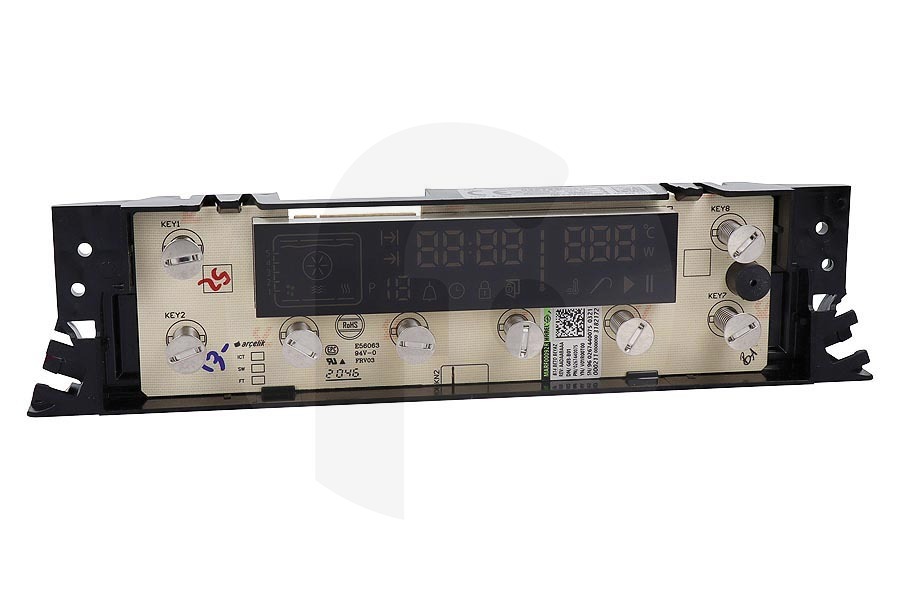 Elektra-bregenz Microonde Beko scheda di controllo (modulo) incl. display e supporto per microonde combinato 267440062 adatto a tra cui BCW18400X, BCW14400B, OKN94S40B