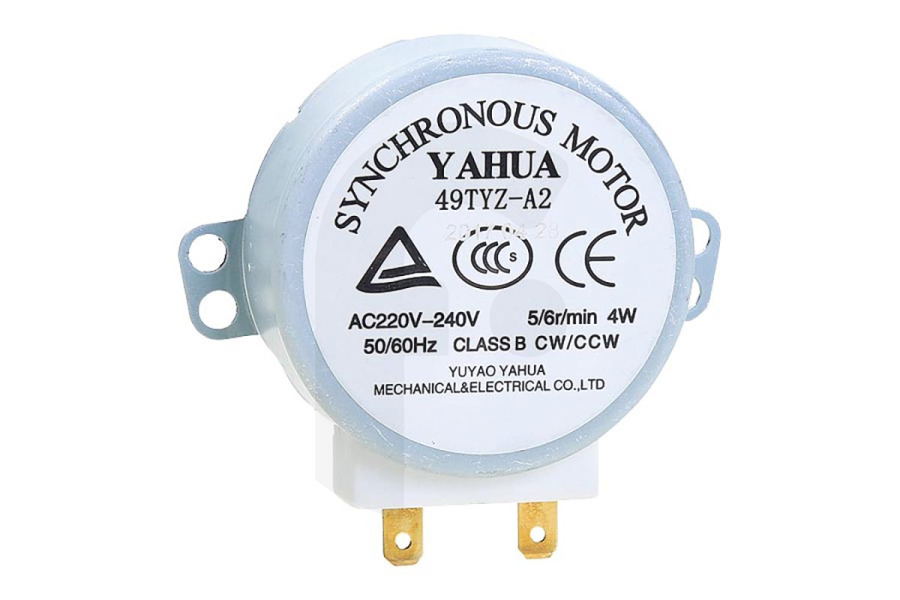 Gorenje Horno Motor (motor de accionamiento) del asador giratorio 4W para Gorenje y otros microondas 104213 apto para entre otros MO200DGE, MO200MW, MO170DGE