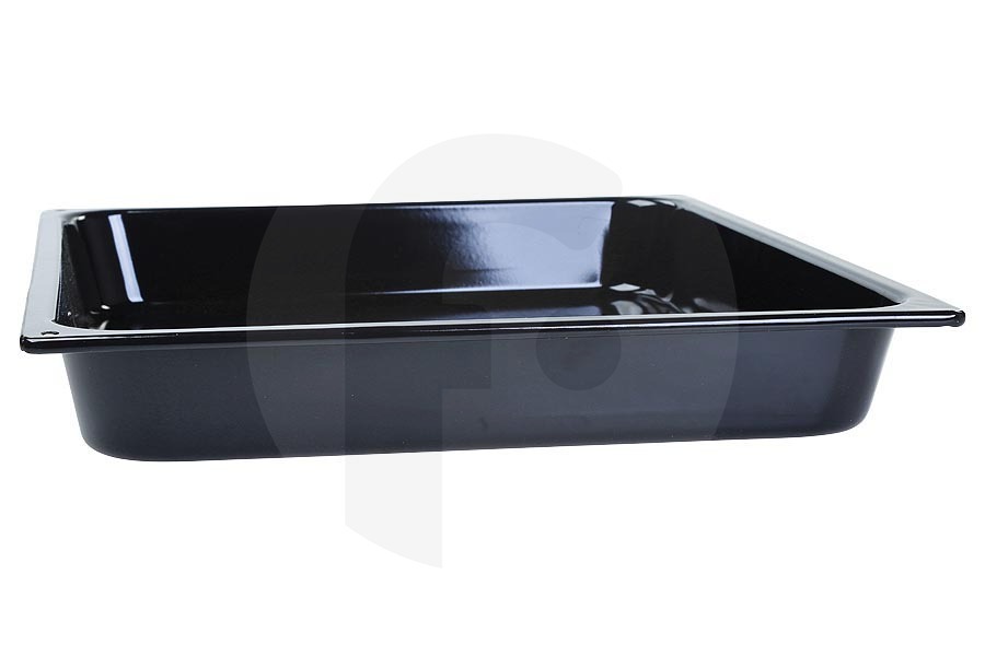 Bosch Backofen Bratblech (Backblech, Auffangschale) Emaille für u.a. Gorenje Backofen / Herd 334773