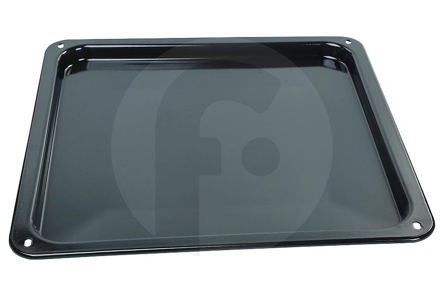 Gorenje Horno Bandeja para hornear (plato, bandeja de goteo) esmaltada para Gorenje y otros horno 225840 apto para entre otros Largo 39.5cm, Ancho 39.5cm, Alto 1.2cm