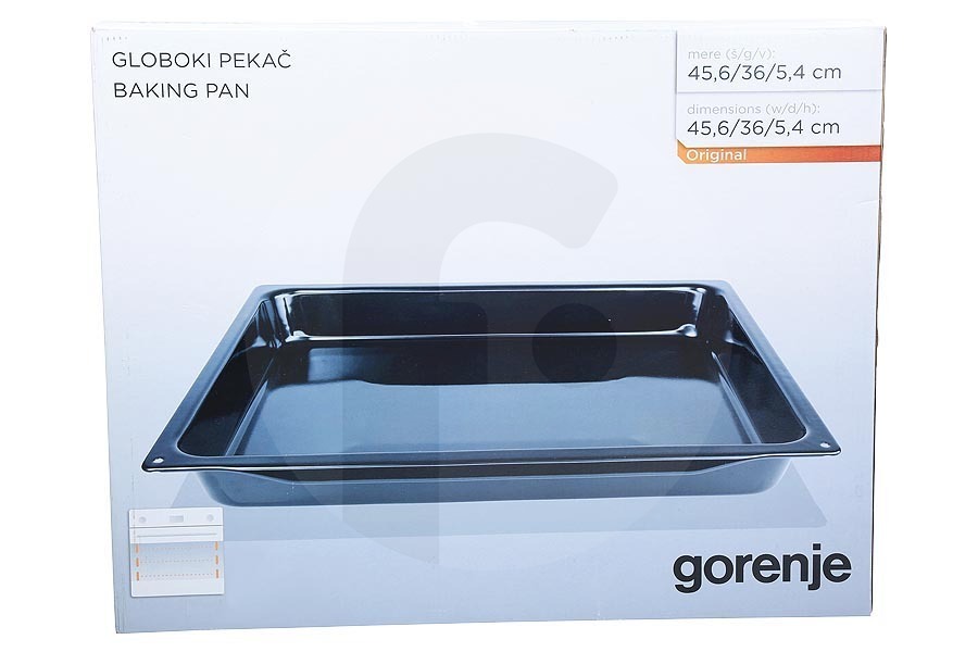 Gorenje Backofen Backblech (Ofenschale, Fettpfanne) emailliert für u.a. Gorenje Backofen 242135