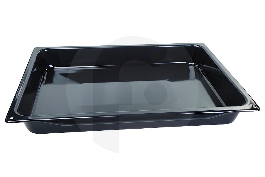 Pelgrim Horno Bandeja para hornear (plato, bandeja de goteo) esmaltada para Gorenje y otros horno 242135 apto para entre otros Largo 36cm, Ancho 45.6cm, Alto 5.4cm